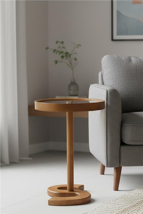 Eymense Alfa Kişiselleştirilebilir Yan Sehpa Ceviz