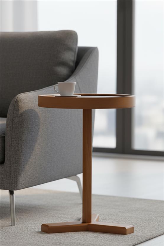 Eymense Alfa Kişiselleştirilebilir Yan Sehpa Ceviz