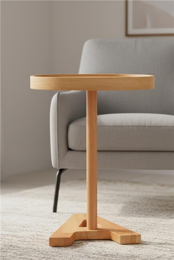 Eymense Alfa Kişiselleştirilebilir Yan Sehpa Meşe