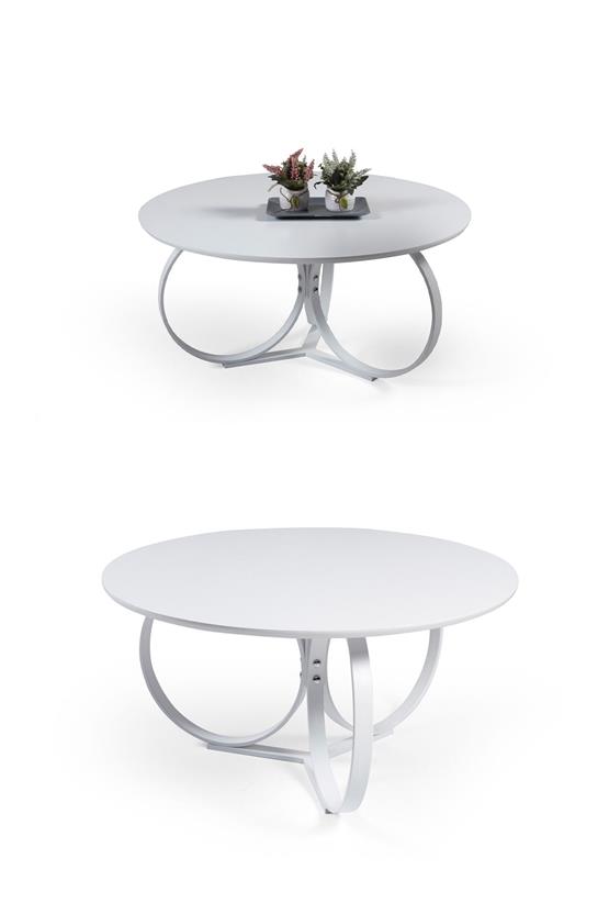 Eymense Alyans Beyaz Orta Sehpa Beyaz