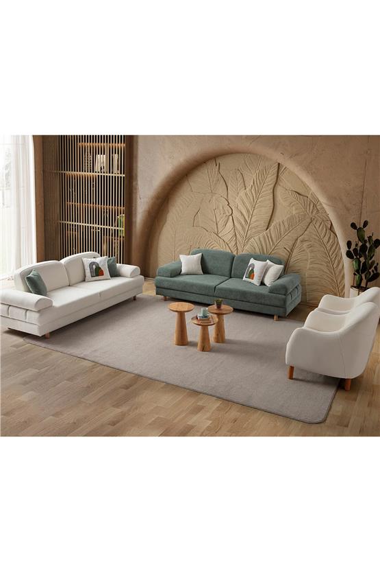 Eymense Aries Yataklı Sandıklı Koltuk Takımı 3+3+1+1 Yeşil