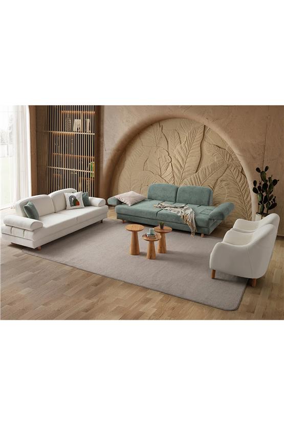 Eymense Aries Yataklı Sandıklı Koltuk Takımı 3+3+1+1 Yeşil