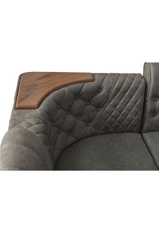 Eymense Azra Sandıklı Mutfak Köşe Oturma Masa Takımı Yeşil