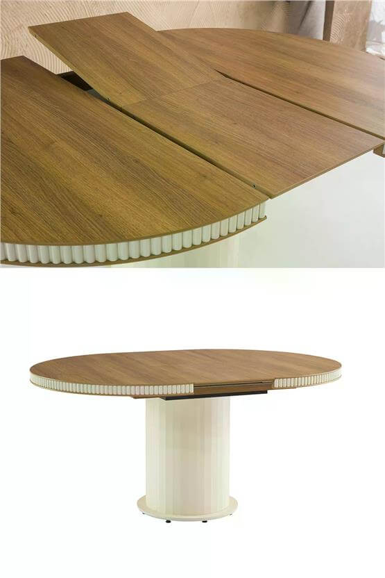 Eymense Beste 4 Sandalyeli Açılır Mutfak Masa Takımı Kahverengi