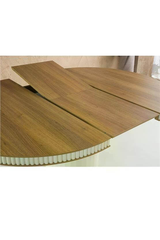 Eymense Beste 4 Sandalyeli Açılır Mutfak Masa Takımı Kahverengi