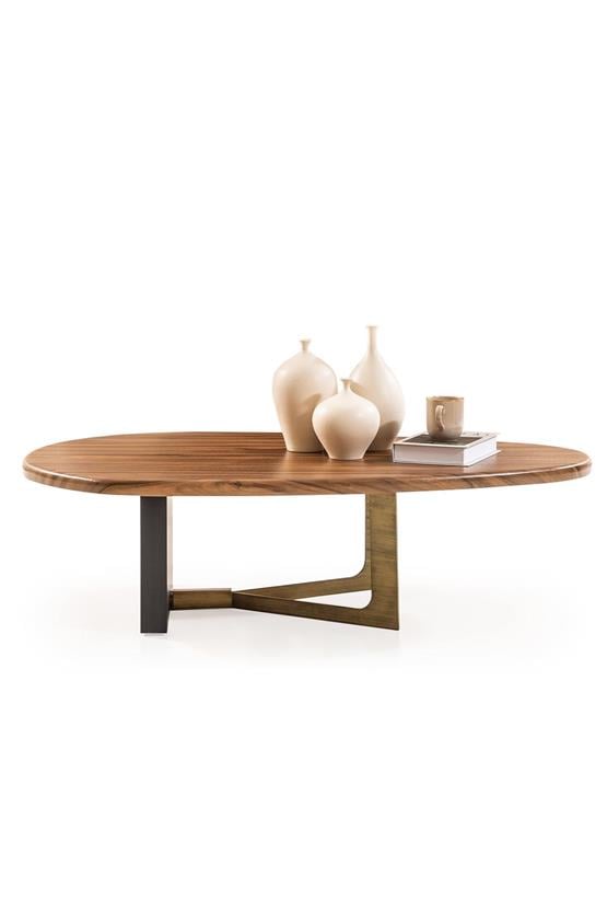 Eymense Capella Ceviz Puflu Orta Sehpa Ceviz