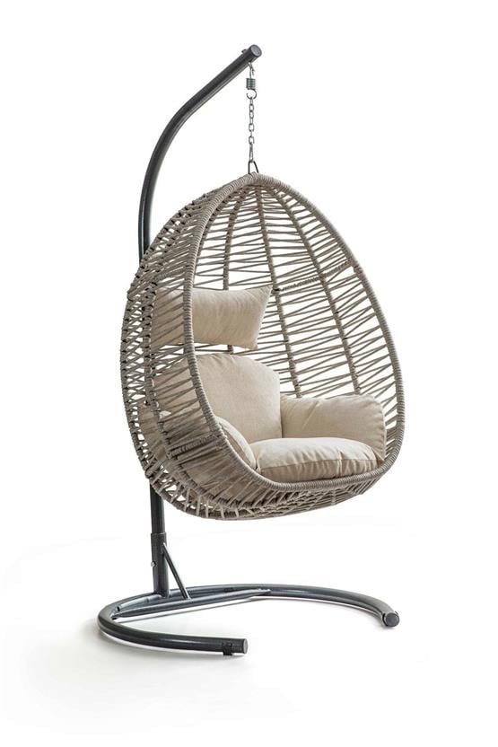 Eymense Class Ip Salıncak Krem Krem Oturum