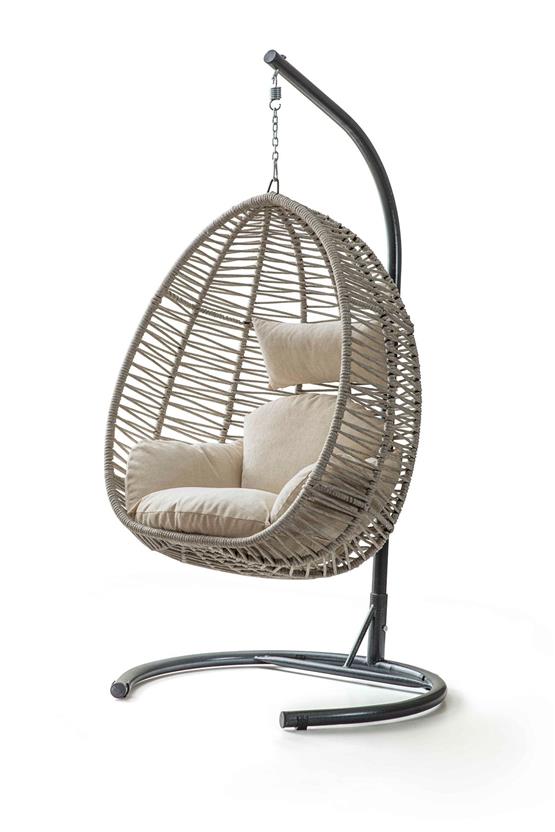 Eymense Class Ip Salıncak Krem Krem Oturum