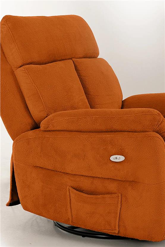 Eymense Comfera Masajlı Elektrikli Tv Baba Koltuğu Sallanır Kiremit