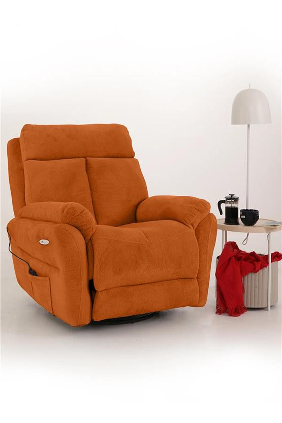 Eymense Comfera Masajlı Elektrikli Tv Baba Koltuğu Sallanır Kiremit