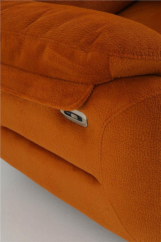 Eymense Comfort Elektrik Mekanizmalı TV Baba Koltuğu Turuncu