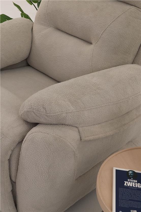 Eymense Comfort TV Koltuğu Fonksiyonel Baba Koltuğu Krem