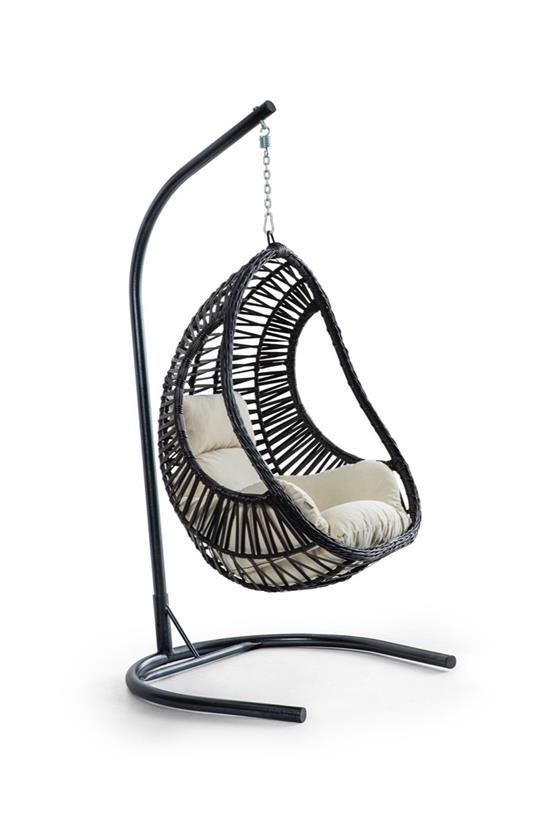 Eymense Cosmo Rattan Salıncak Kahve Krem Oturum