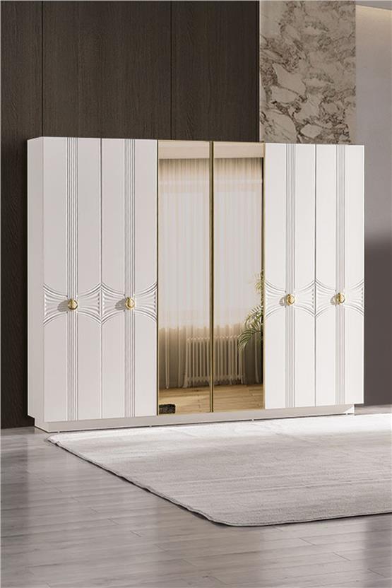 Eymense Dora 6 Kapaklı Gardırop Dolap