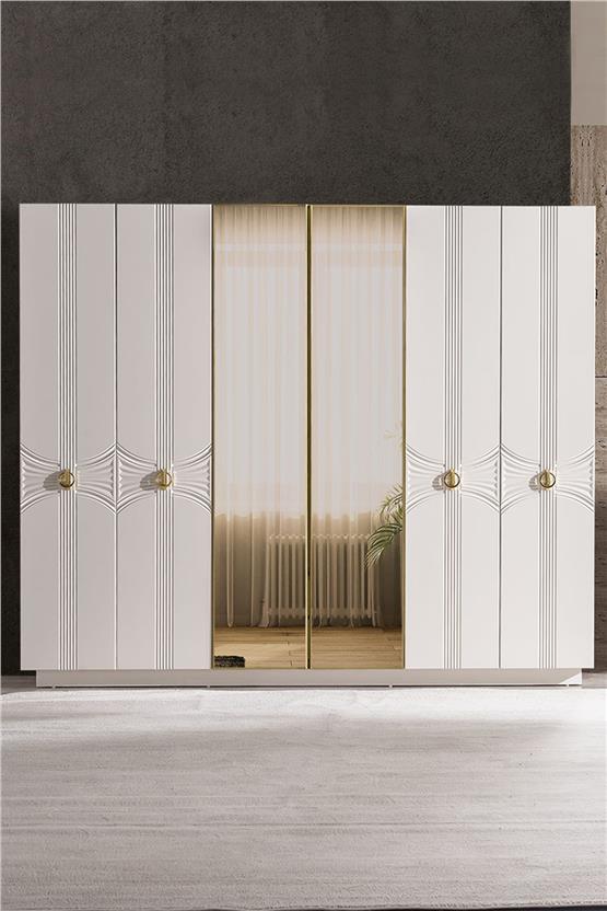 Eymense Dora 6 Kapaklı Gardırop Dolap