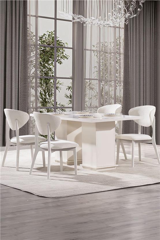 Eymense Dora 6 Sandalyeli Yemek Odası Takımı