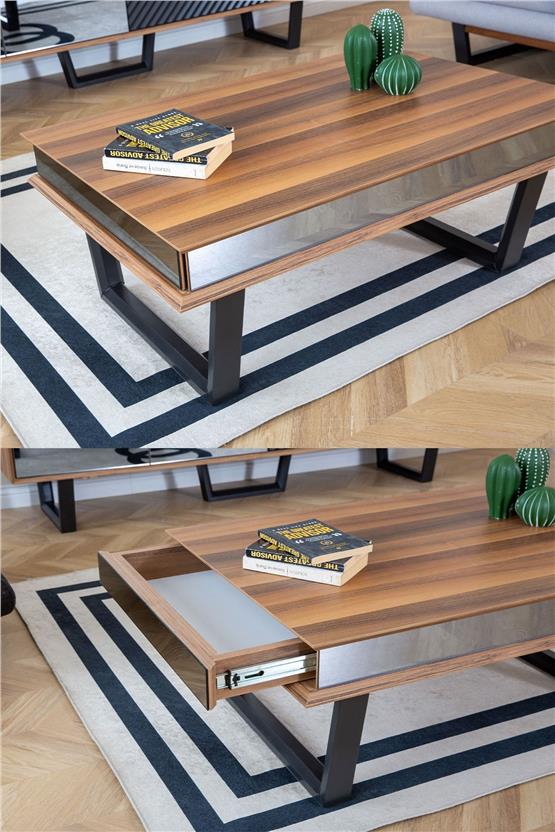 Eymense Efes Açılır Orta Sehpa Ceviz