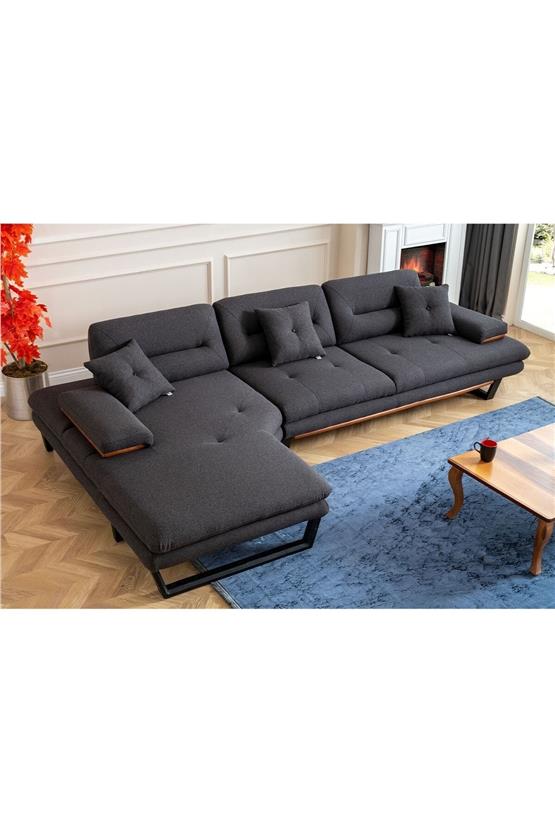 Eymense Efes Relax Köşe Koltuk Takımı Antrasit