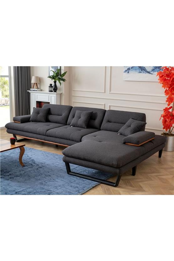 Eymense Efes Relax Köşe Koltuk Takımı Antrasit