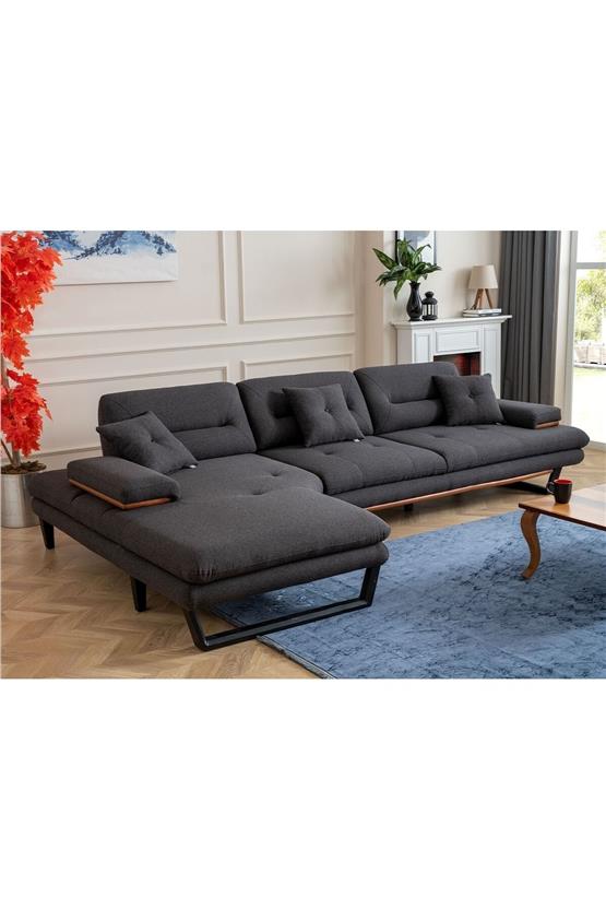 Eymense Efes Relax Köşe Koltuk Takımı Antrasit