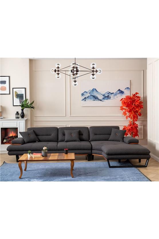 Eymense Efes Relax Köşe Koltuk Takımı Antrasit