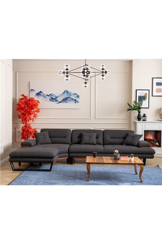 Eymense Efes Relax Köşe Koltuk Takımı Antrasit