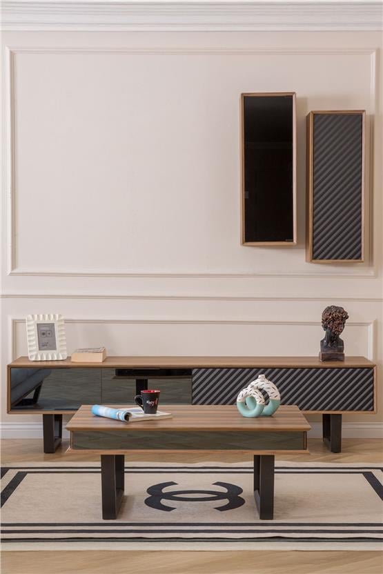 Eymense Efes Tv Ünitesi Seti Ceviz