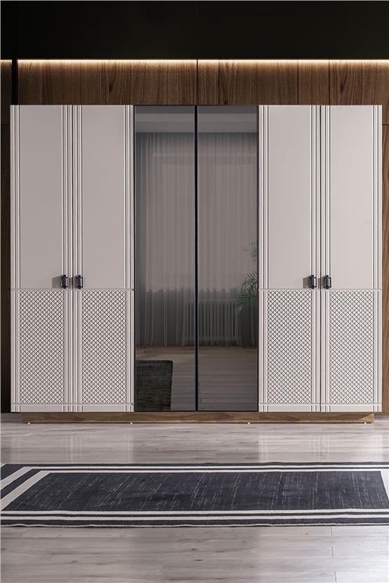 Eymense Elegance 6 Kapaklı Gardırop Dolap