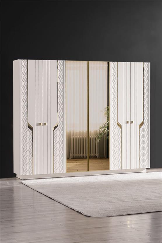Eymense Elegance 6 Kapaklı Gardırop Dolap