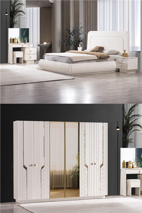 Eymense Elegance 6 Kapaklı Yatak Odası Takımı