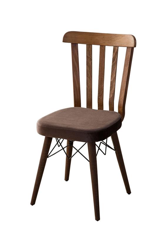 Eymense Fergana 4 Sandalyeli Mutfak Masa Takımı Ceviz