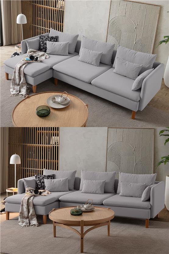 Eymense Flexy Köşe Koltuk Takımı Gri