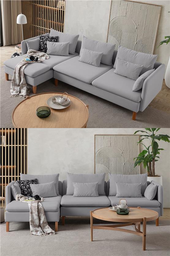 Eymense Flexy Köşe Koltuk Takımı Gri