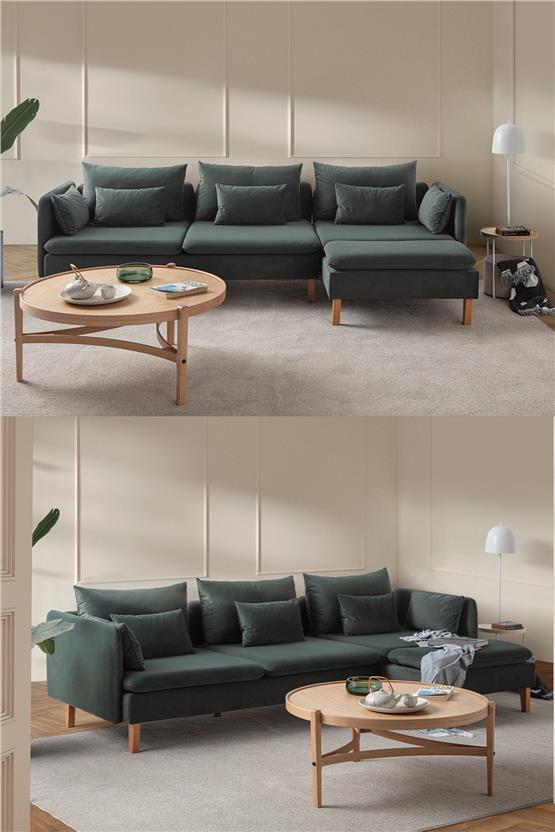 Eymense Flexy Köşe Koltuk Takımı Yeşil