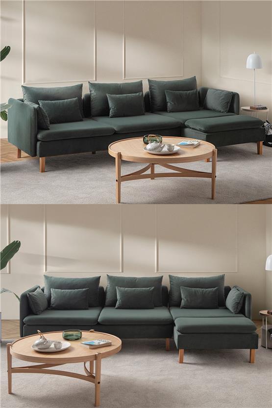 Eymense Flexy Köşe Koltuk Takımı Yeşil