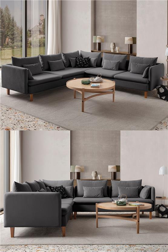 Eymense Flexy L Köşe Takımı Antrasit