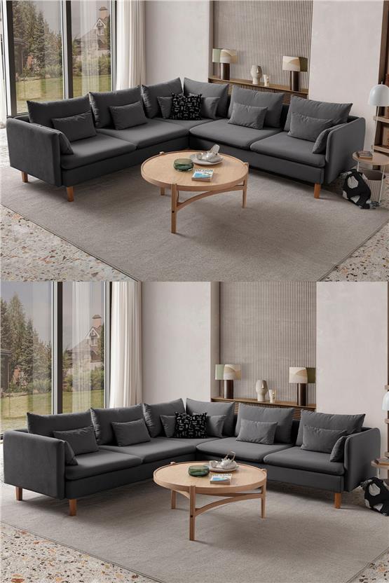 Eymense Flexy L Köşe Takımı Antrasit