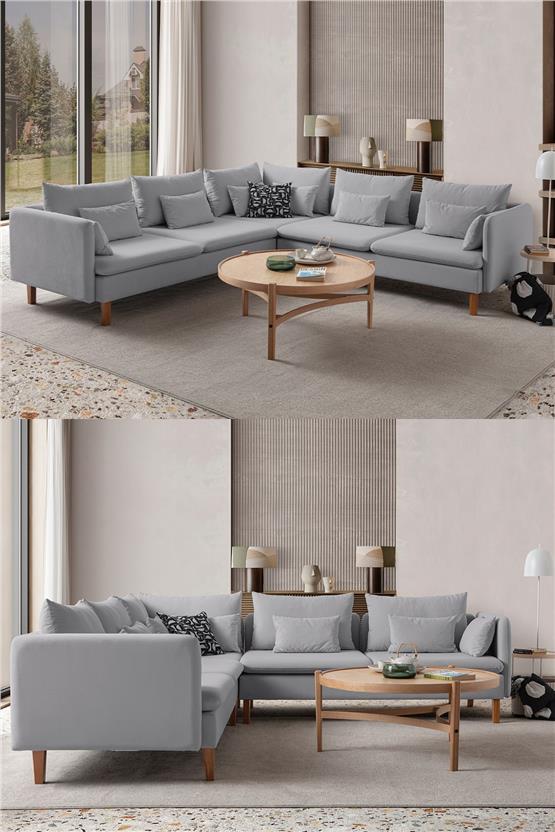 Eymense Flexy L Köşe Takımı Gri