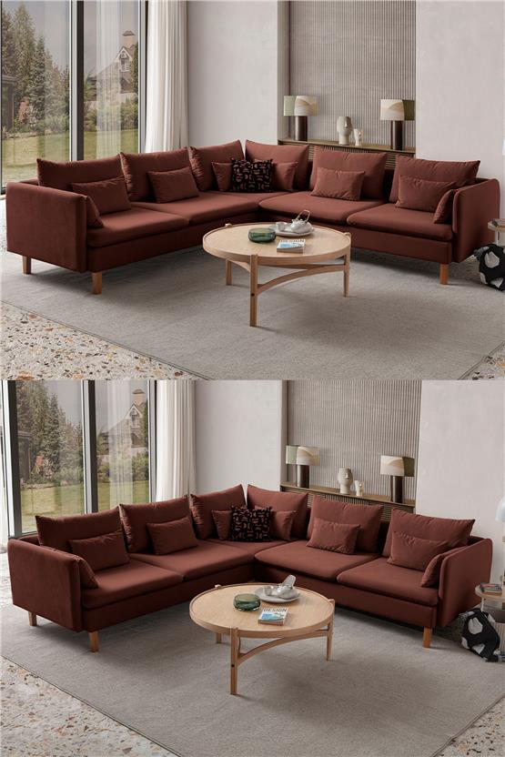 Eymense Flexy L Köşe Takımı Kiremit