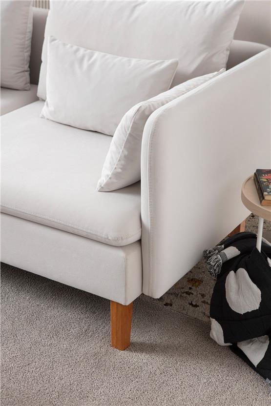 Eymense Flexy L Köşe Takımı Krem