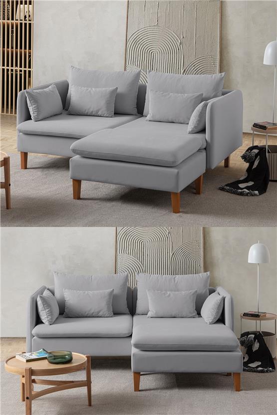 Eymense Flexy Mini Köşe Takımı Gri