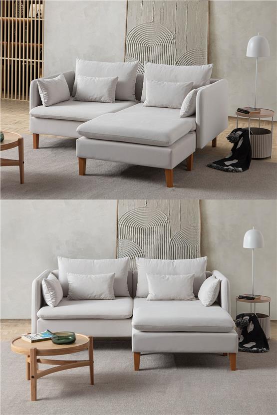 Eymense Flexy Mini Köşe Takımı Krem