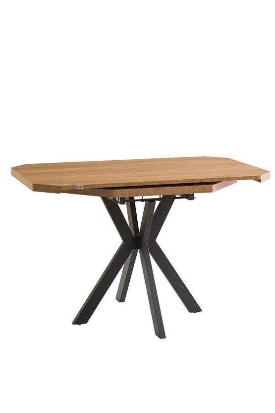 Eymense Hisar 4 Sandalyeli Açılır Mutfak Masa Takımı Meşe