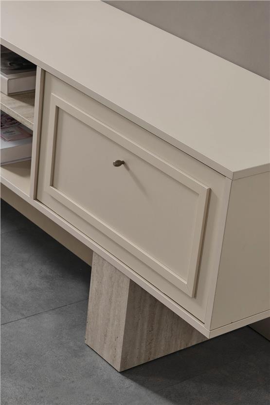 Eymense Hitit TV Ünitesi Krem