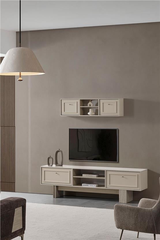 Eymense Hitit TV Ünitesi Krem