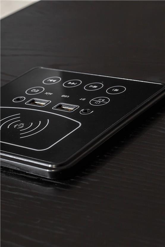 Eymense Hügo Ses Sistemli Lüx Çalışma Ofis Masası Ceviz