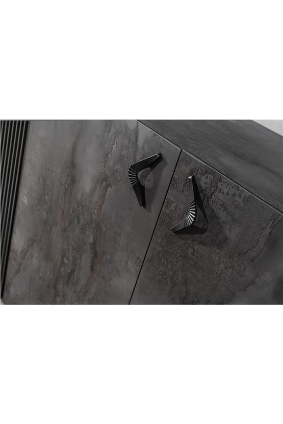 Eymense İroni Alfa Ofis Konsolu Antrasit