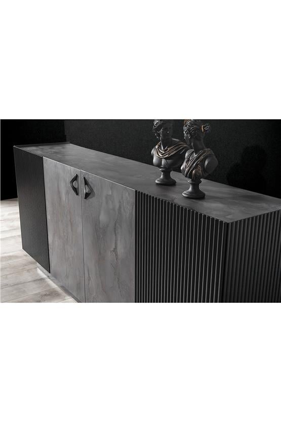 Eymense İroni Alfa Ofis Konsolu Antrasit