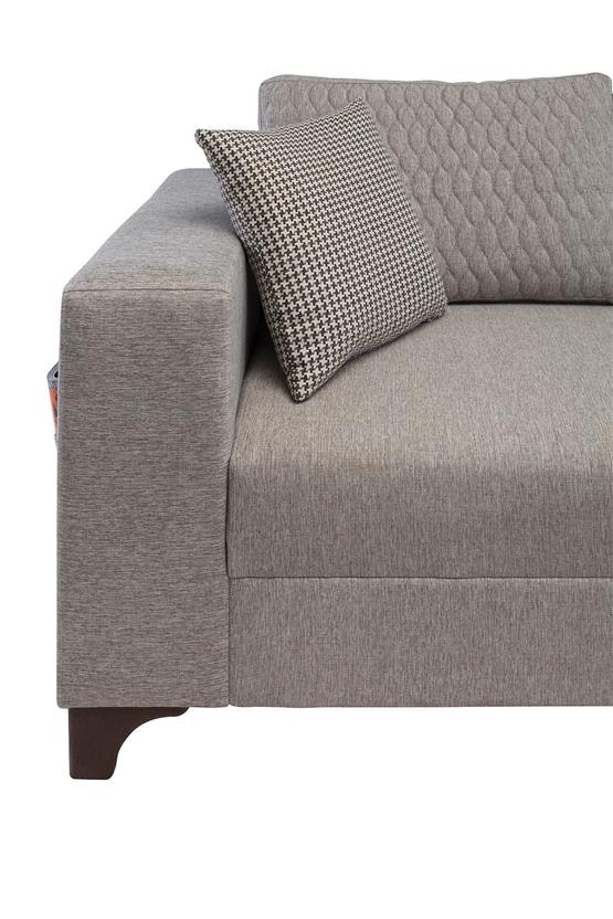 Eymense Krem Loft Köşe Koltuk Takımı Krem