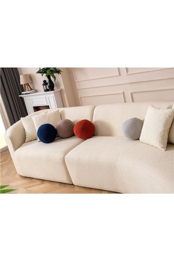 Eymense Kuğu Köşe Koltuk Krem